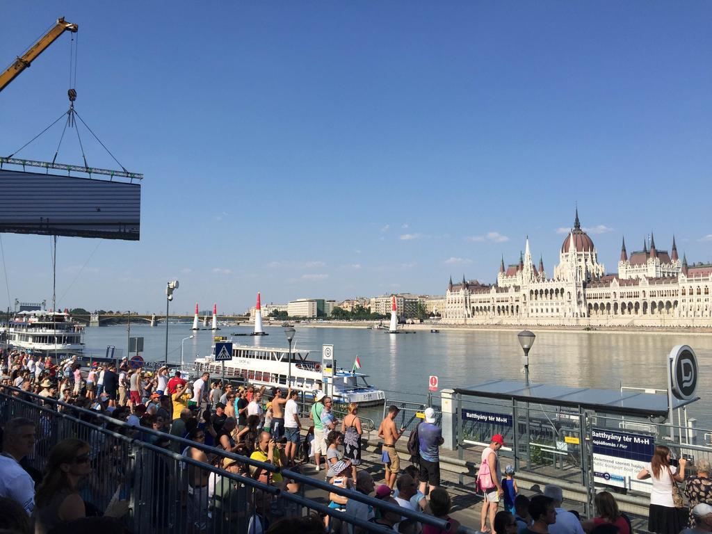 Bright Studio With Parliament View, Free Parking Budapest Værelse billede
